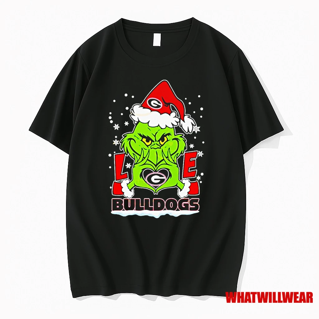 Grinch Love Georgia Bulldogs Christmas Shirts