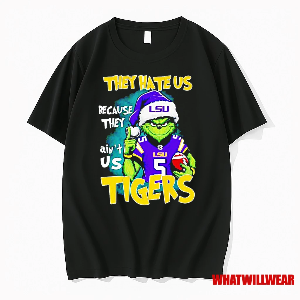 Grinch They Hate Us Because They Aint Us Lsu Tigers Shirts