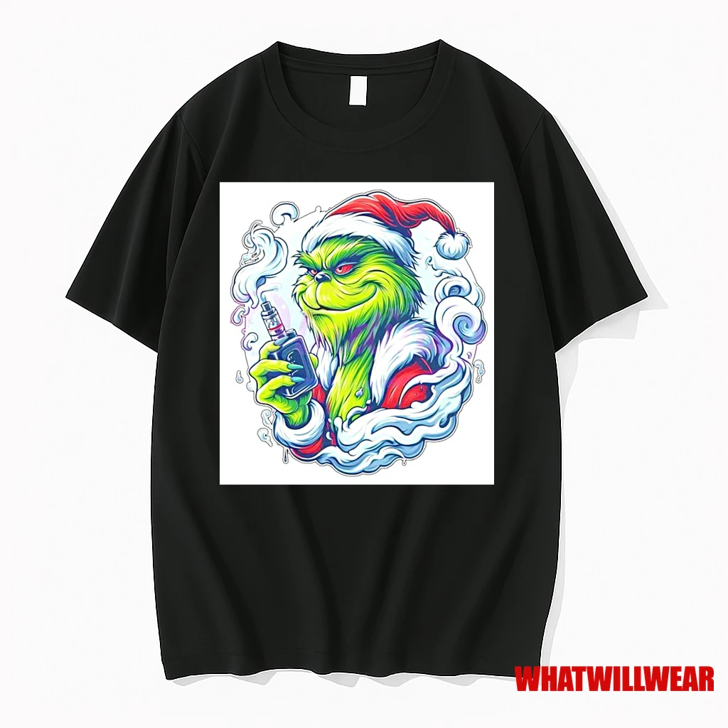 Grinch Vaper Christmas Funny Shirts