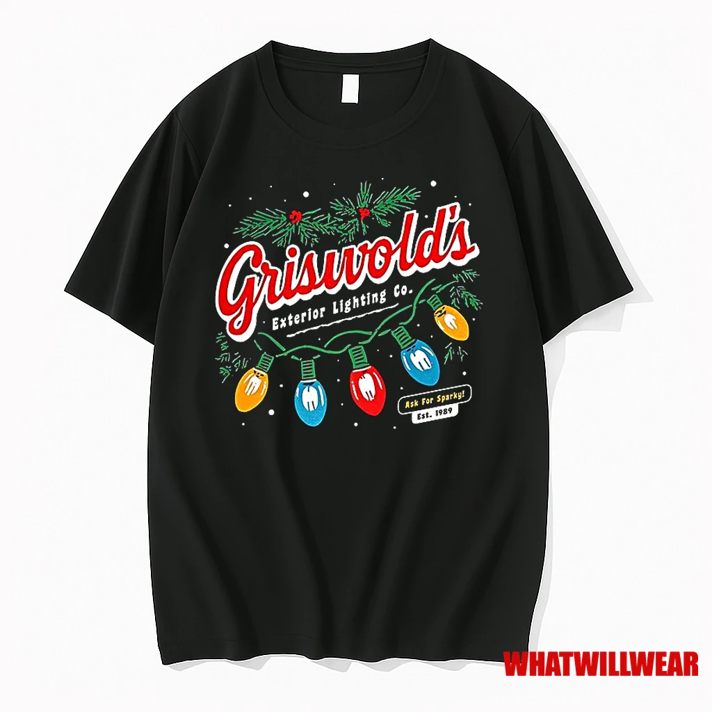 Griswolds Exterior Lighting National Lampoons Christmas Vacation 1989 Shirts