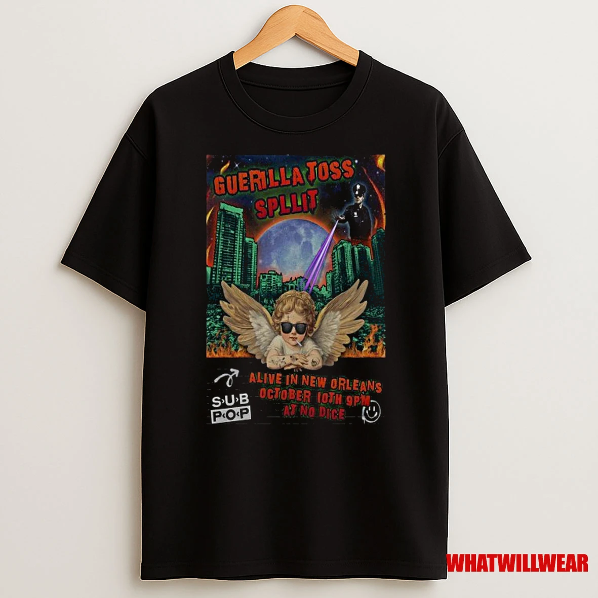 Guerilla Toss Split Alive In New Orleans Louisiana October 10th At No Dice 2025 Tour Shirts
