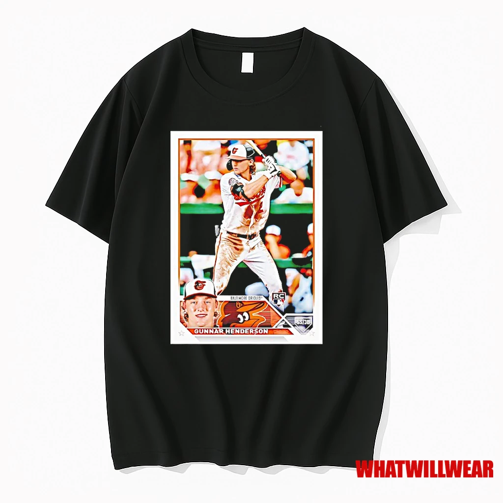 Gunnar Henderson Baltimore Orioles 2023 Card Player Shirts