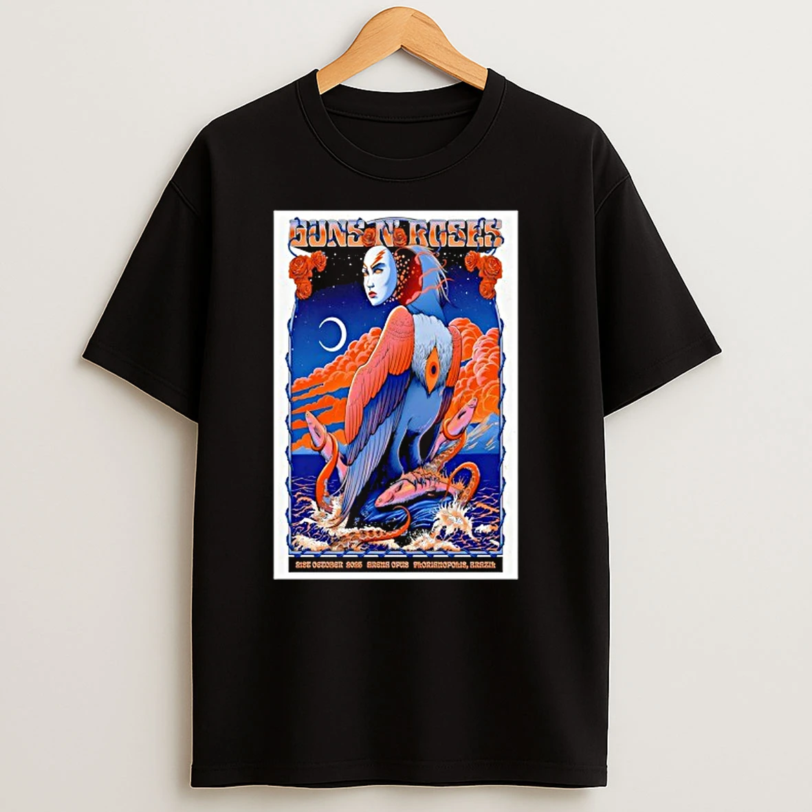 Guns N Roses Arena Opus Florianopolis Oct 21 2025 T Shirts