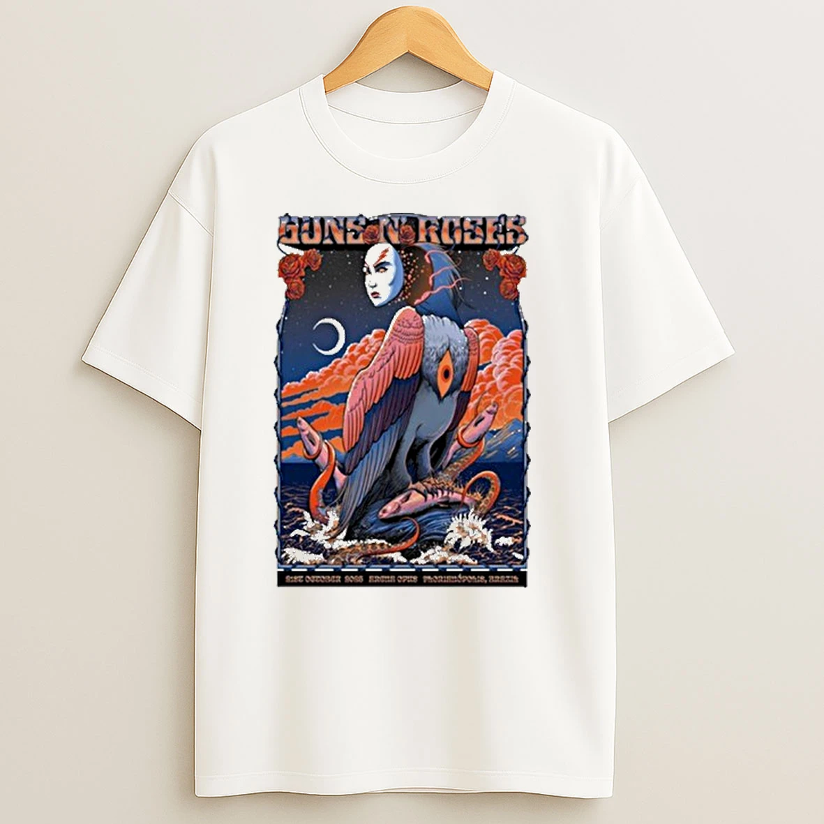 Guns N Roses Fall Tour Florianopolis Br 2025 T Shirts