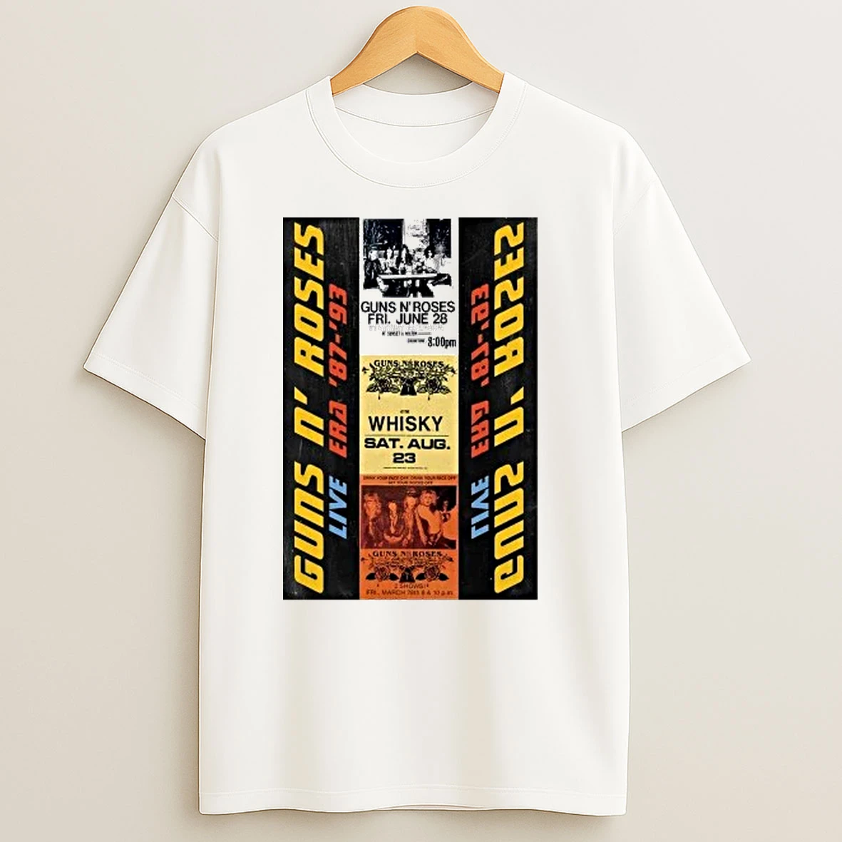 Guns N Roses Live Era Album Artwork Shirts