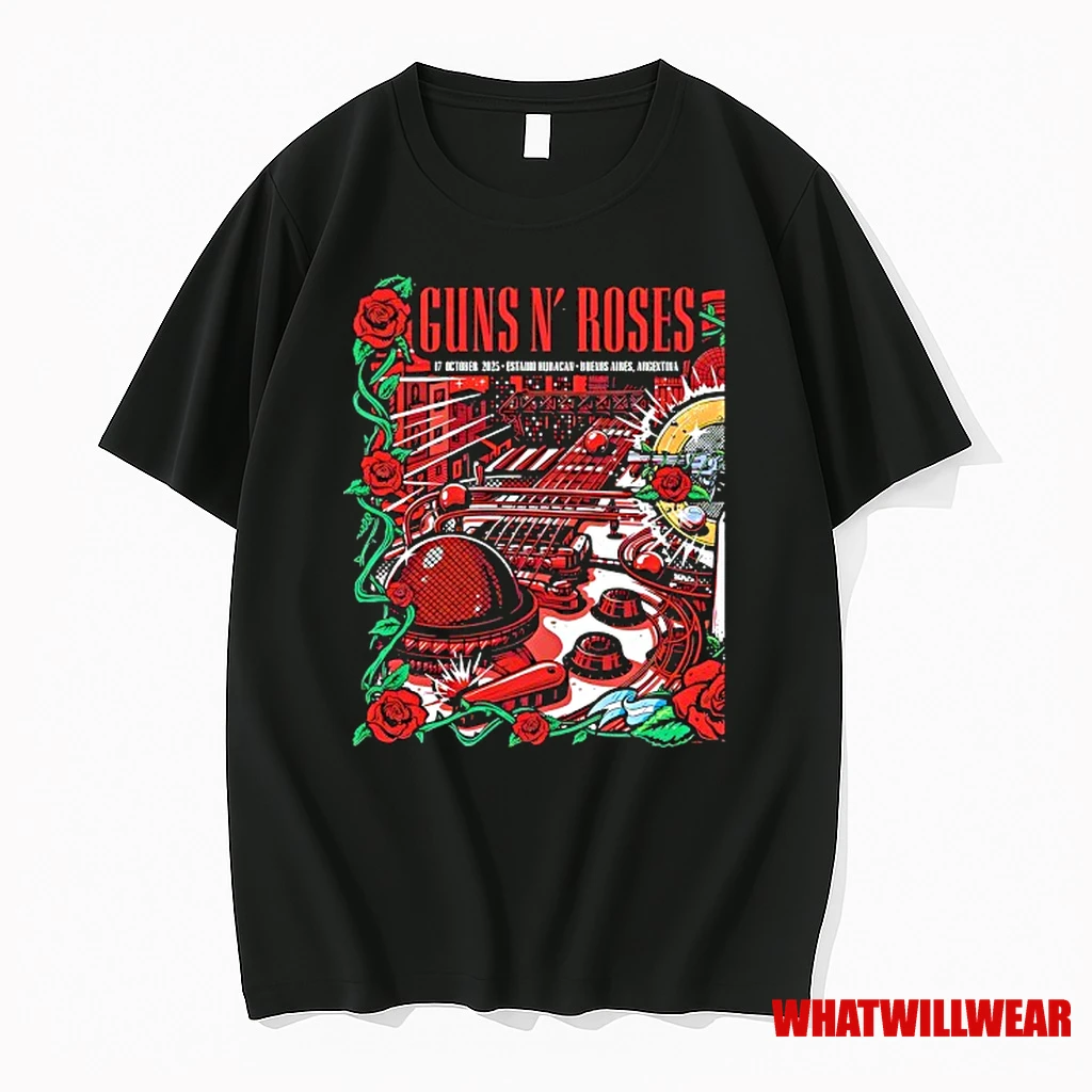 Guns N Roses Oct 17 2025 Estadio Huracan Buenos Aires Shirts