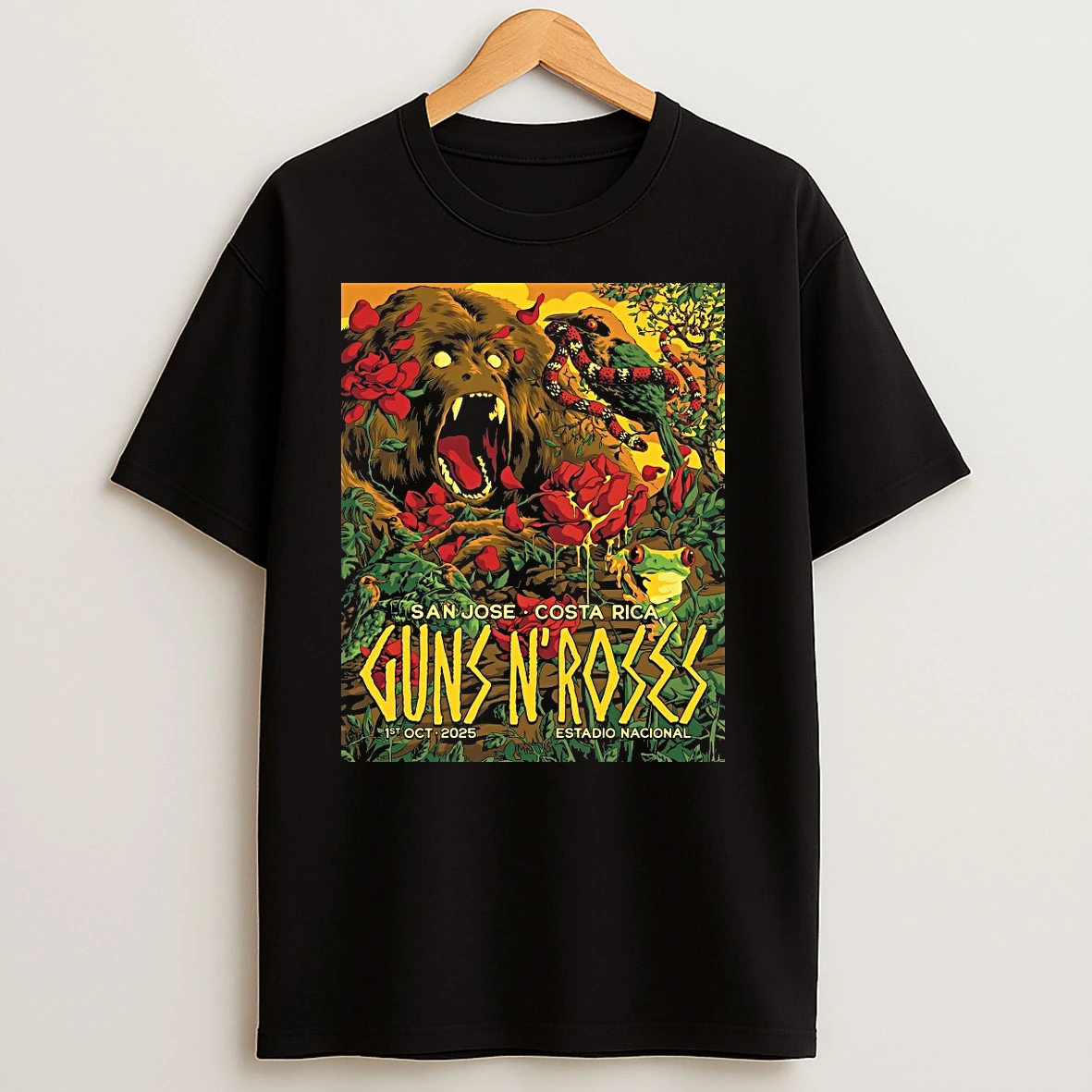 Guns N Roses October 1 2025 San Jose Costa Rica Estadio Nacional Shirts