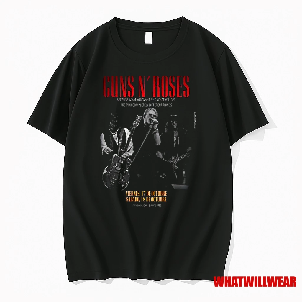 Guns N Roses October 17 18 2025 Estadio Huracan Shows Shirts