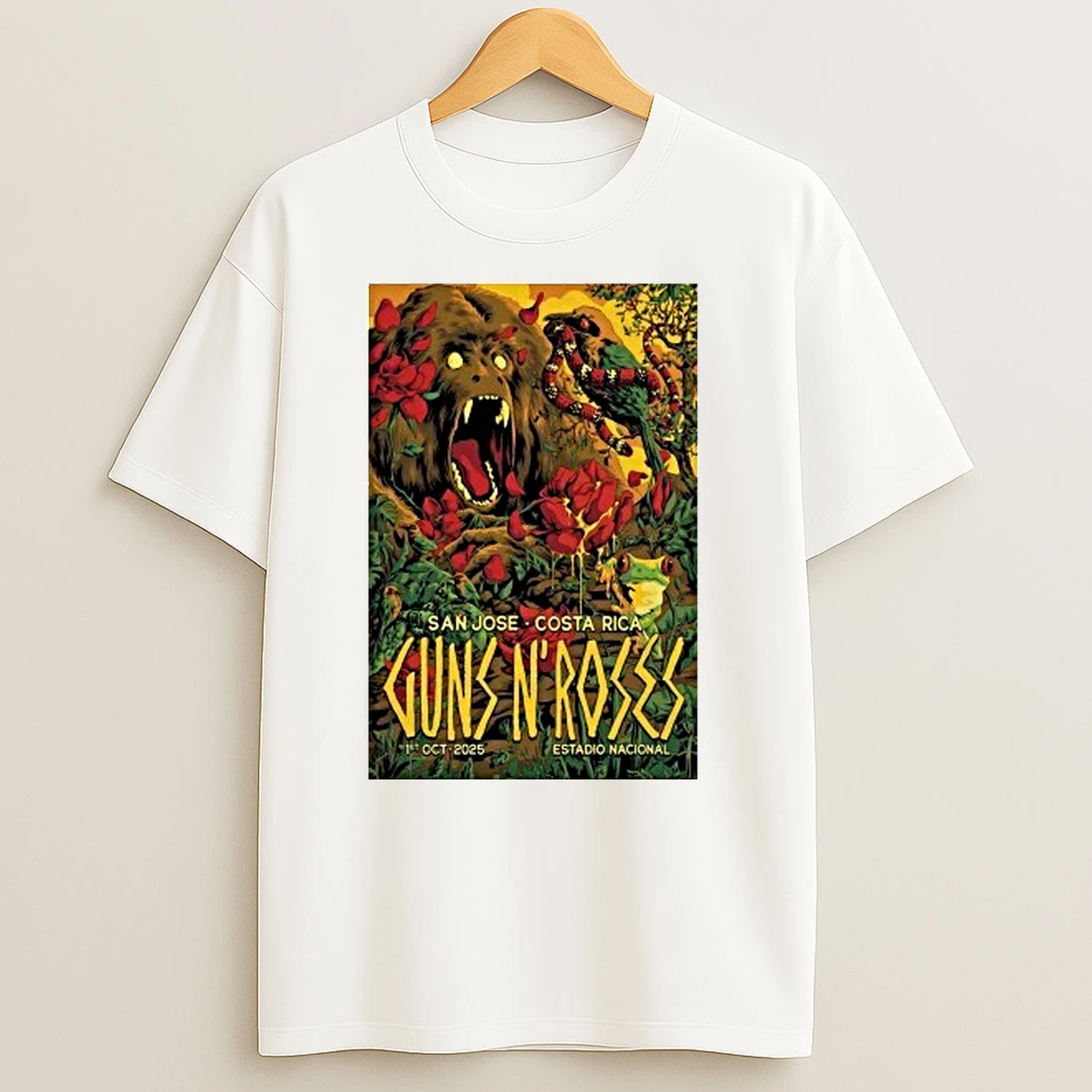 Guns N Roses San Jose Costa Rica 10 1 2025 Shirts
