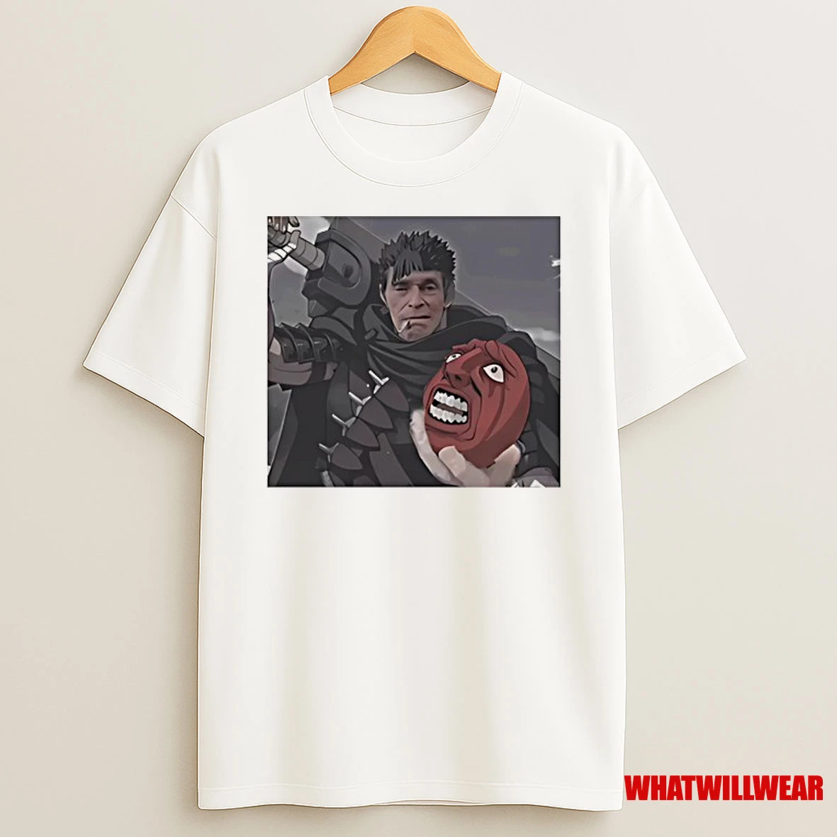 Guts Dafoe Berserk Guts Willem Dafoe Meme Shirts