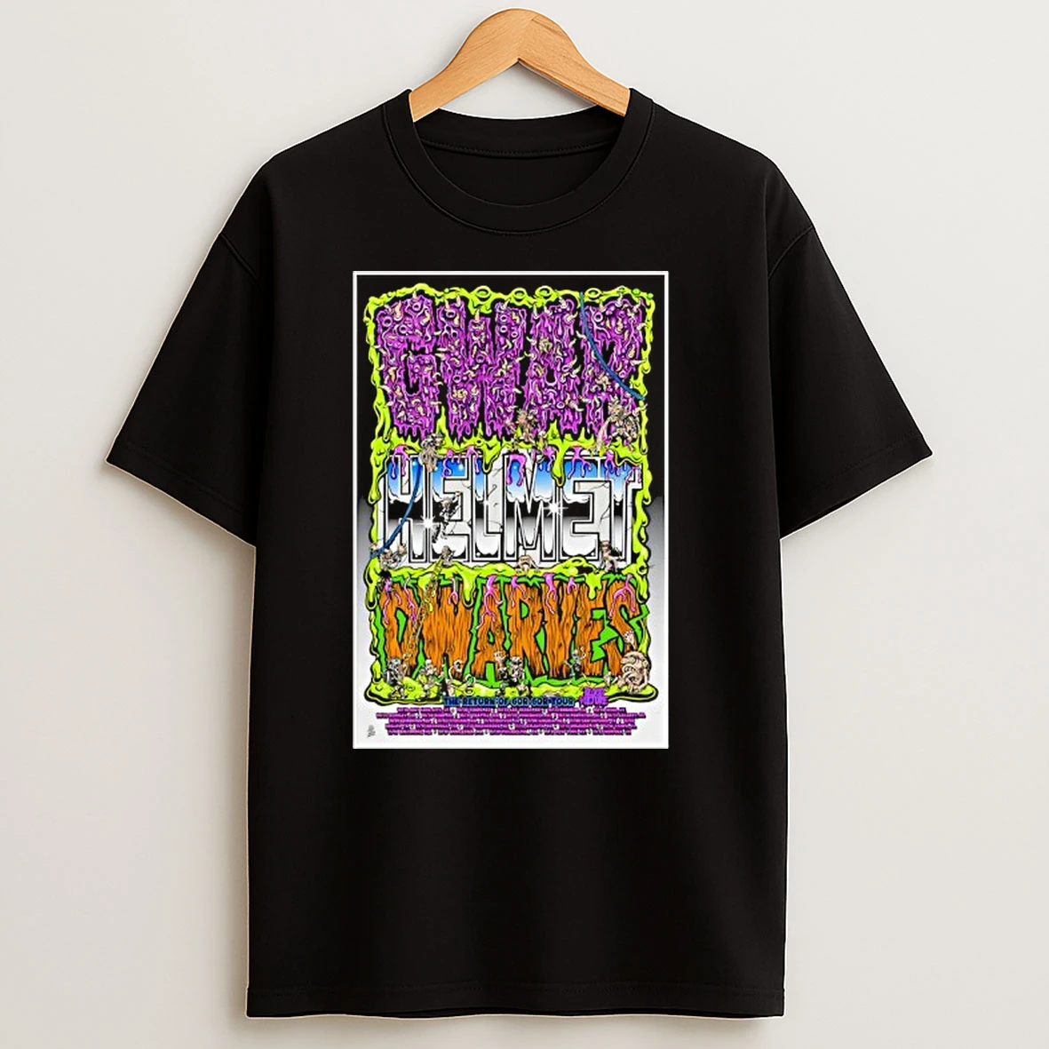 Gwar Helmet Dwarves The Return Of Gor Tour 2025 T Shirts