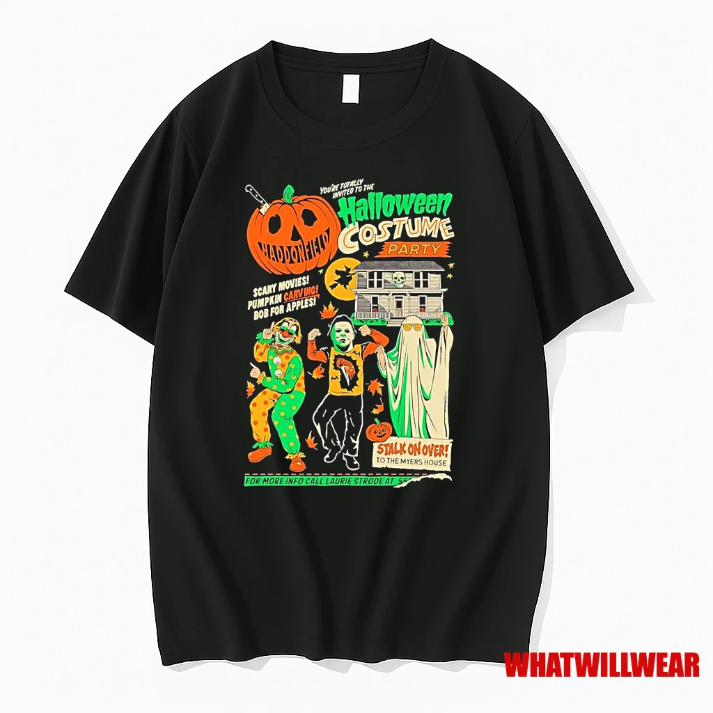 Haddonfield Halloween Costume Party Stalk On Over Shirts