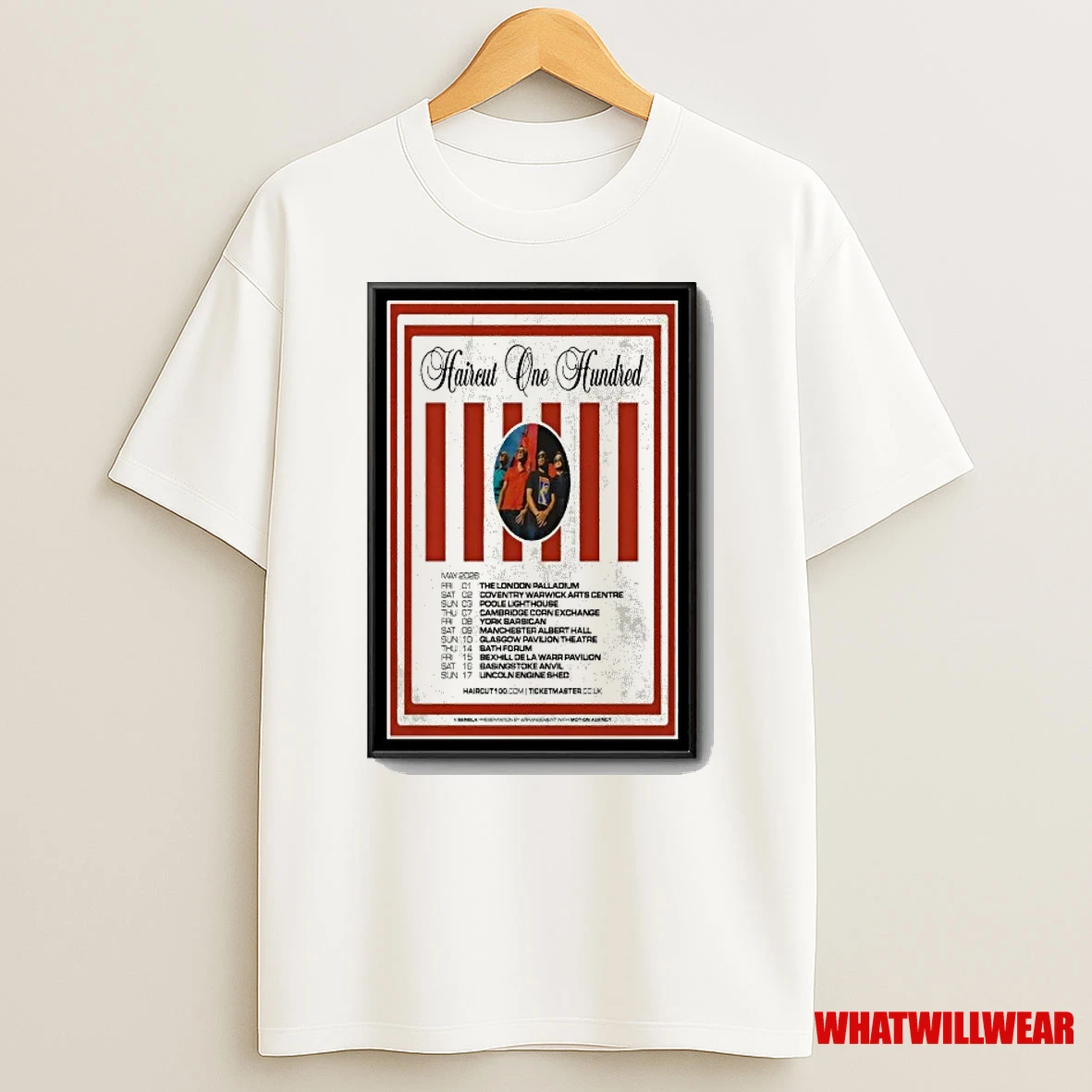 Haircut 100 Uk Tour May 2026 Shirts