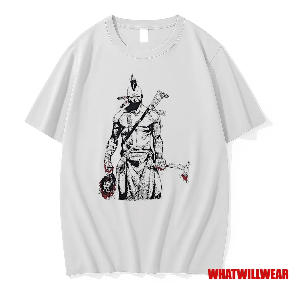 Half Face Blades Scalper Axe Shirts