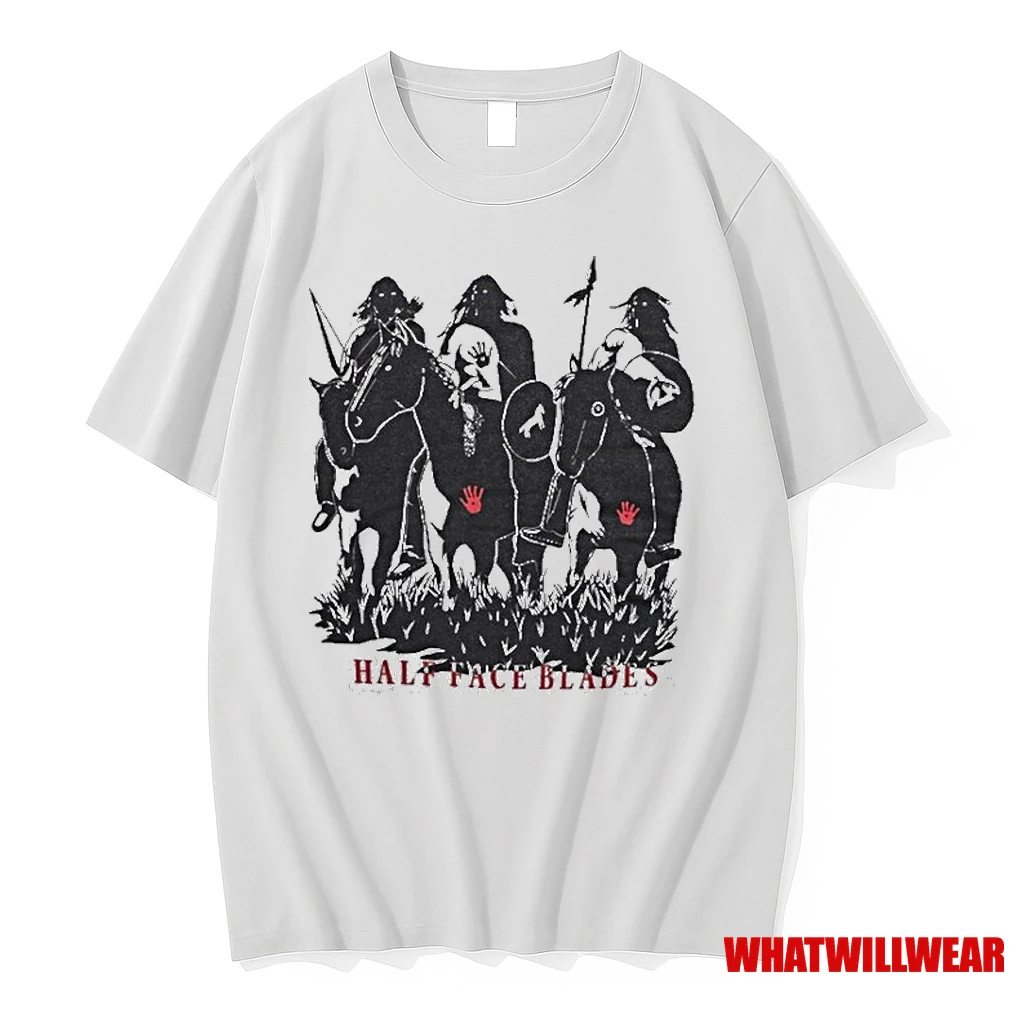 Half Face Blades War Party Shirts