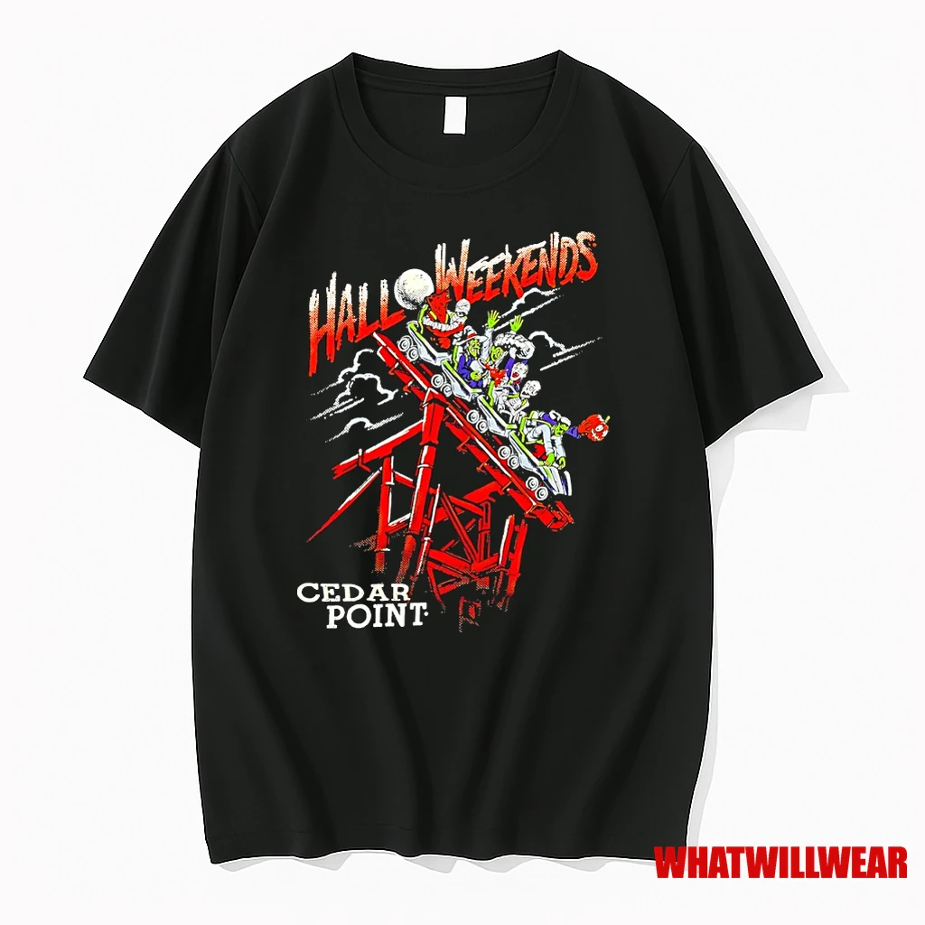 Halloweekends Cedar Point Sirens Coaster Shirts