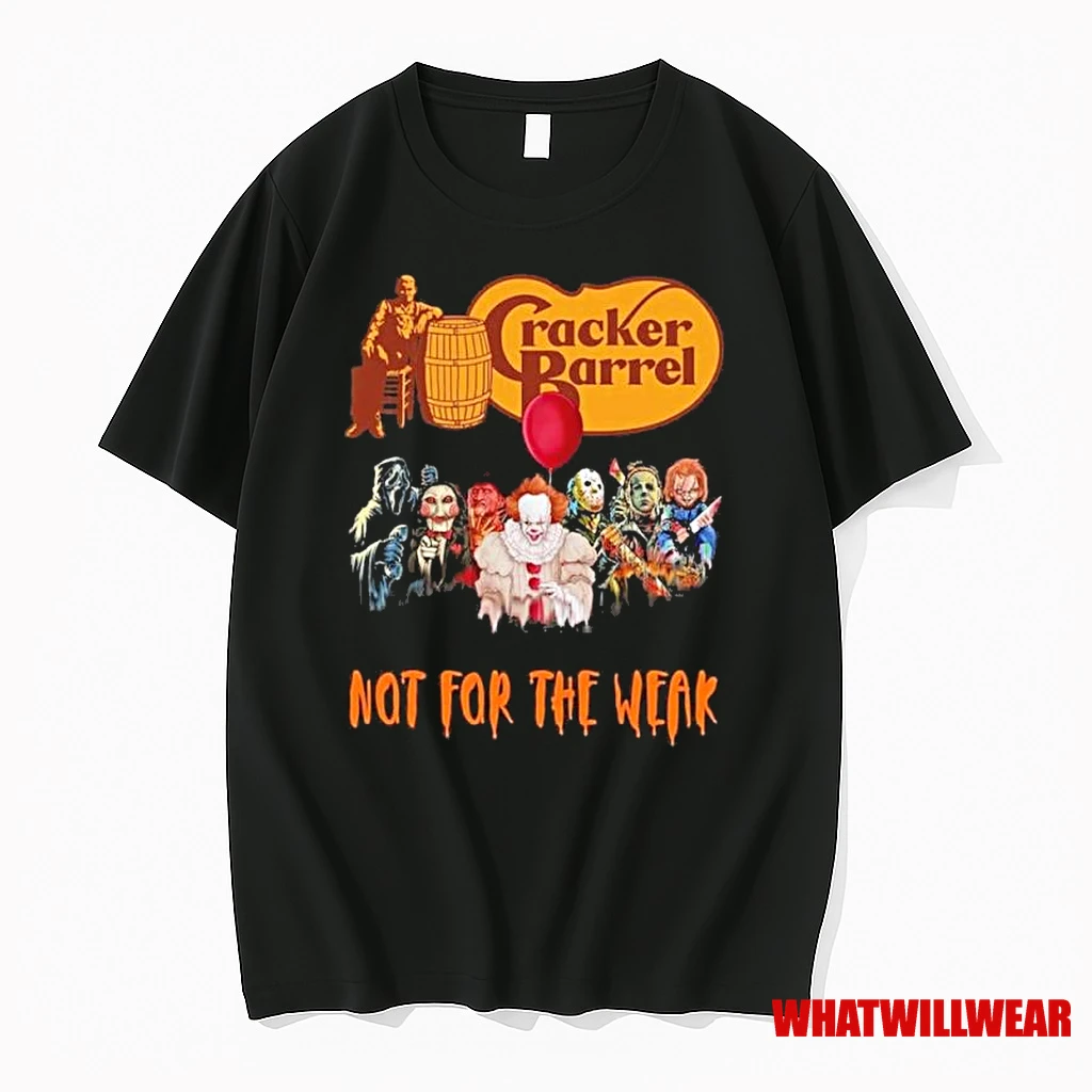 Halloween Horror Characters Cracker Barrel Not For The Weak Shirts