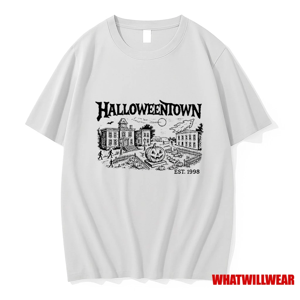 Halloweentown Haunted Village Spooky Halloween Est 1998 Shirts