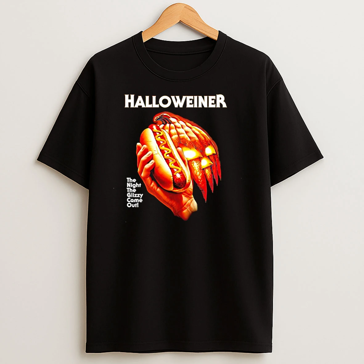 Halloweiner The Night The Glizzy Came Out T Shirts