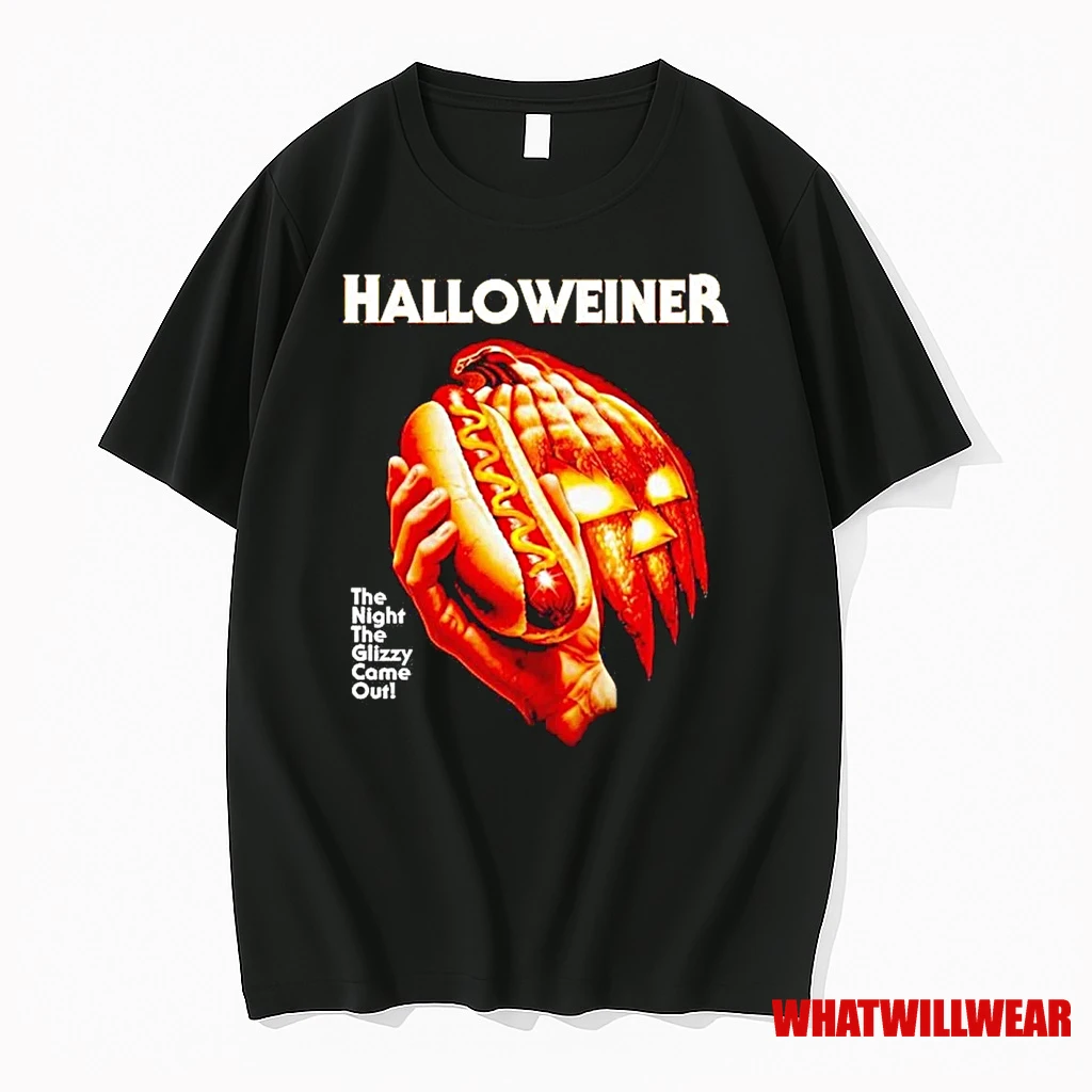 Halloweiner Weiner The Night The Glizzy Come Out Halloween Shirts