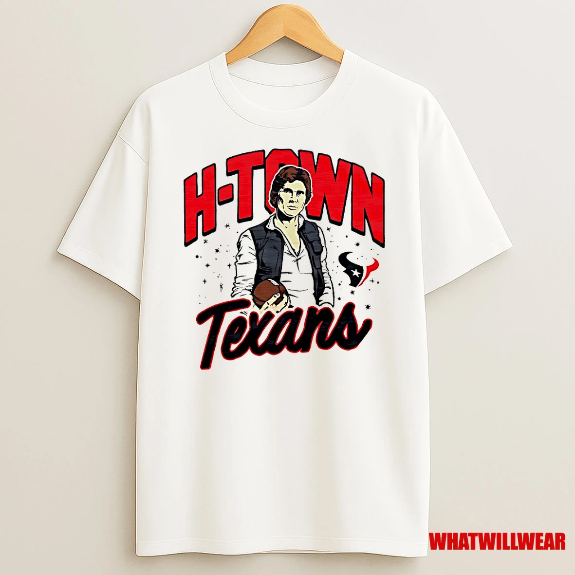 Han Solo Star Wars X Houston Texans H Town Shirts