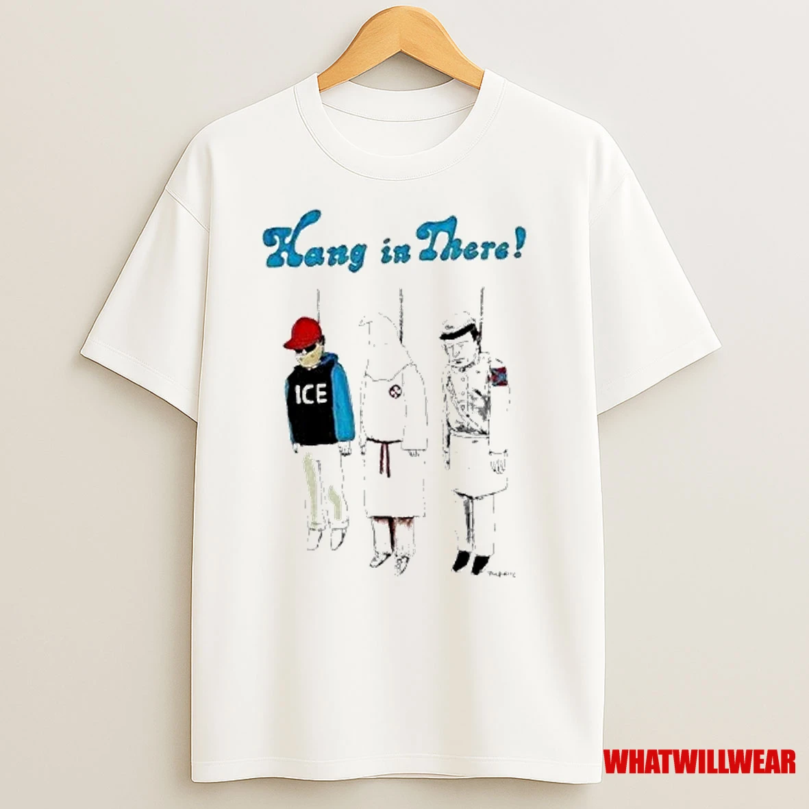 Hang In There Ice Ku Klux Klan Nazis Novorossiya Hanging Shirts