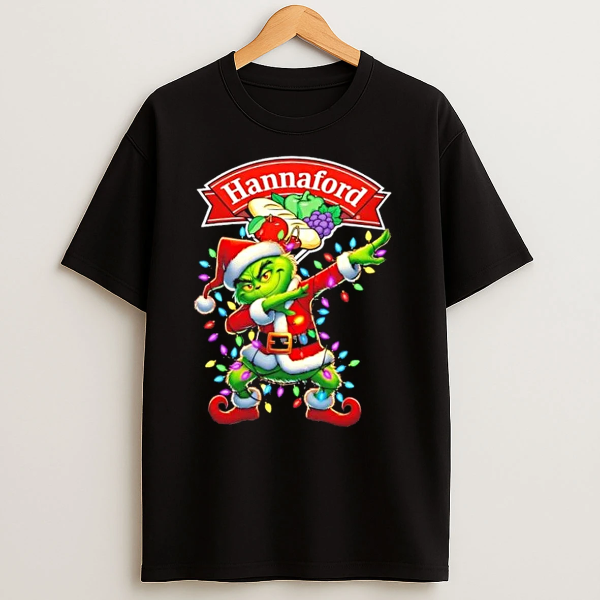 Hannaford Supermarkets X Grinch Dabbing Merry Christmas T Shirts
