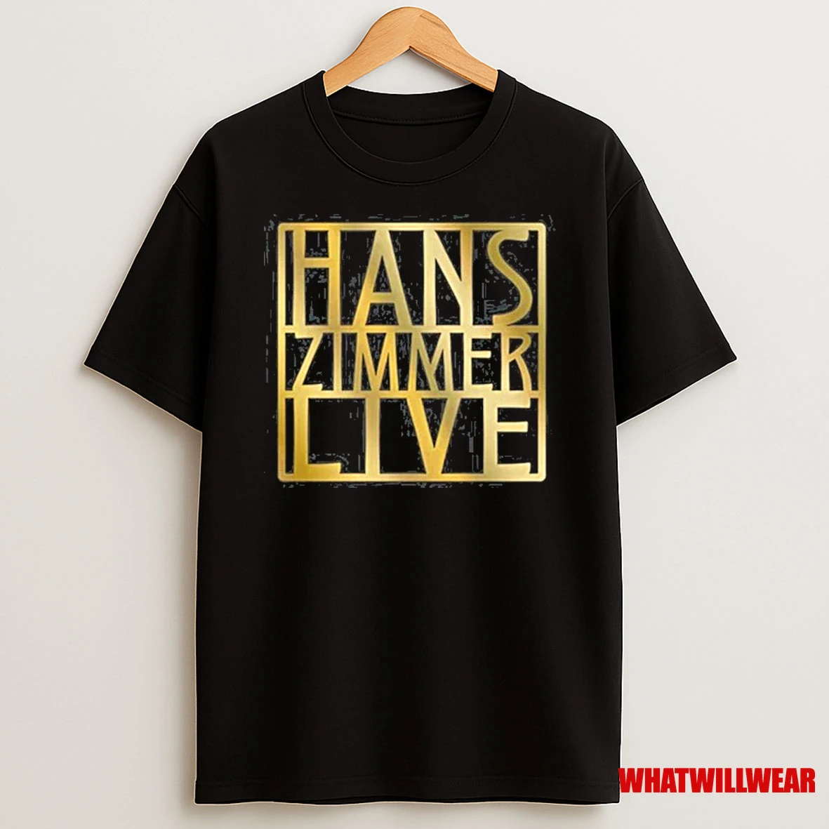 Hans Zimmer Black Foll Logo 2025 Shirts