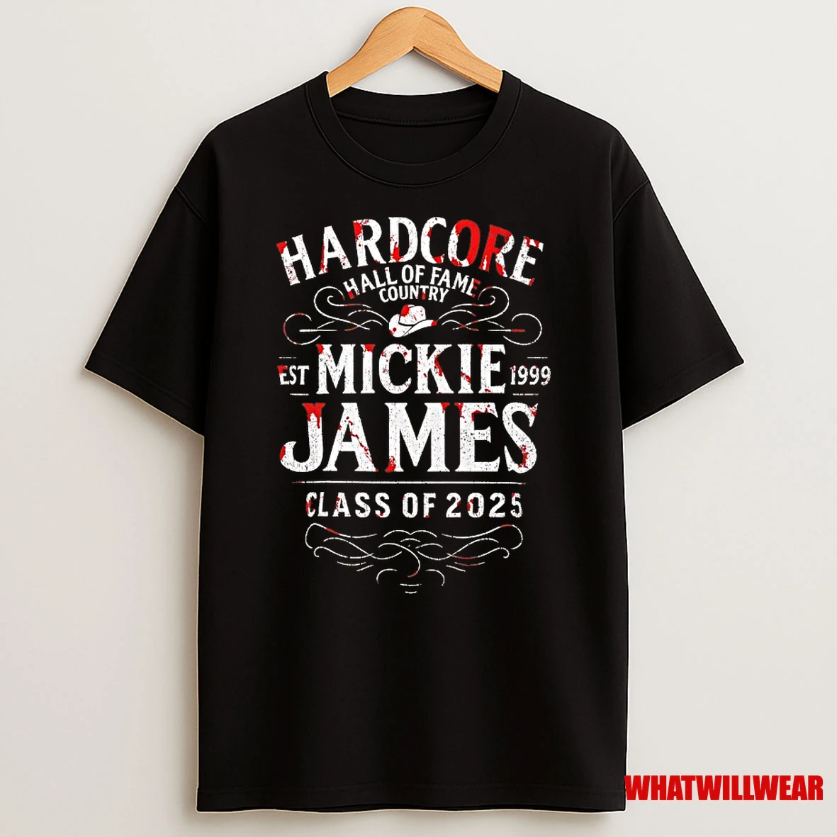 Hardcore Hall Of Fame Country Mickie James Hardcore Est 1999 Shirts