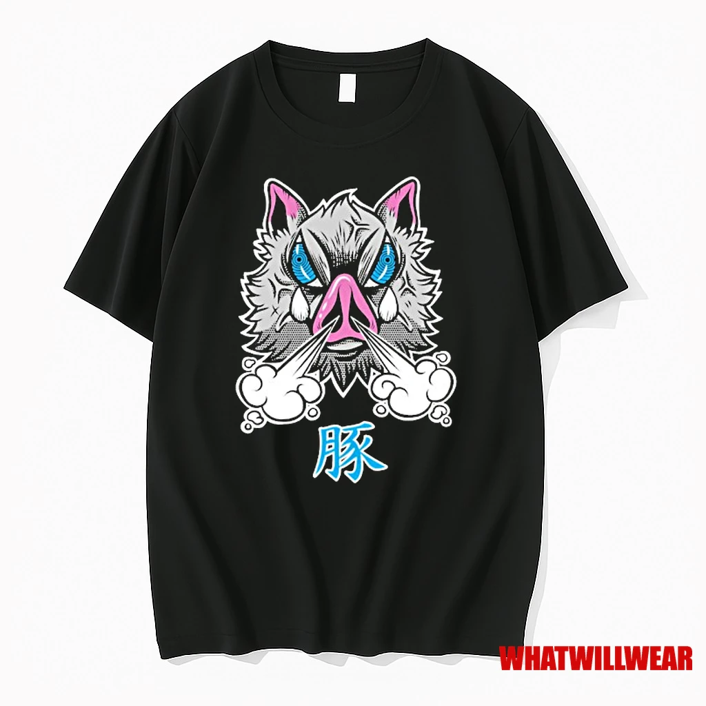 Hashibira Inosuke Brave Pig Shirts