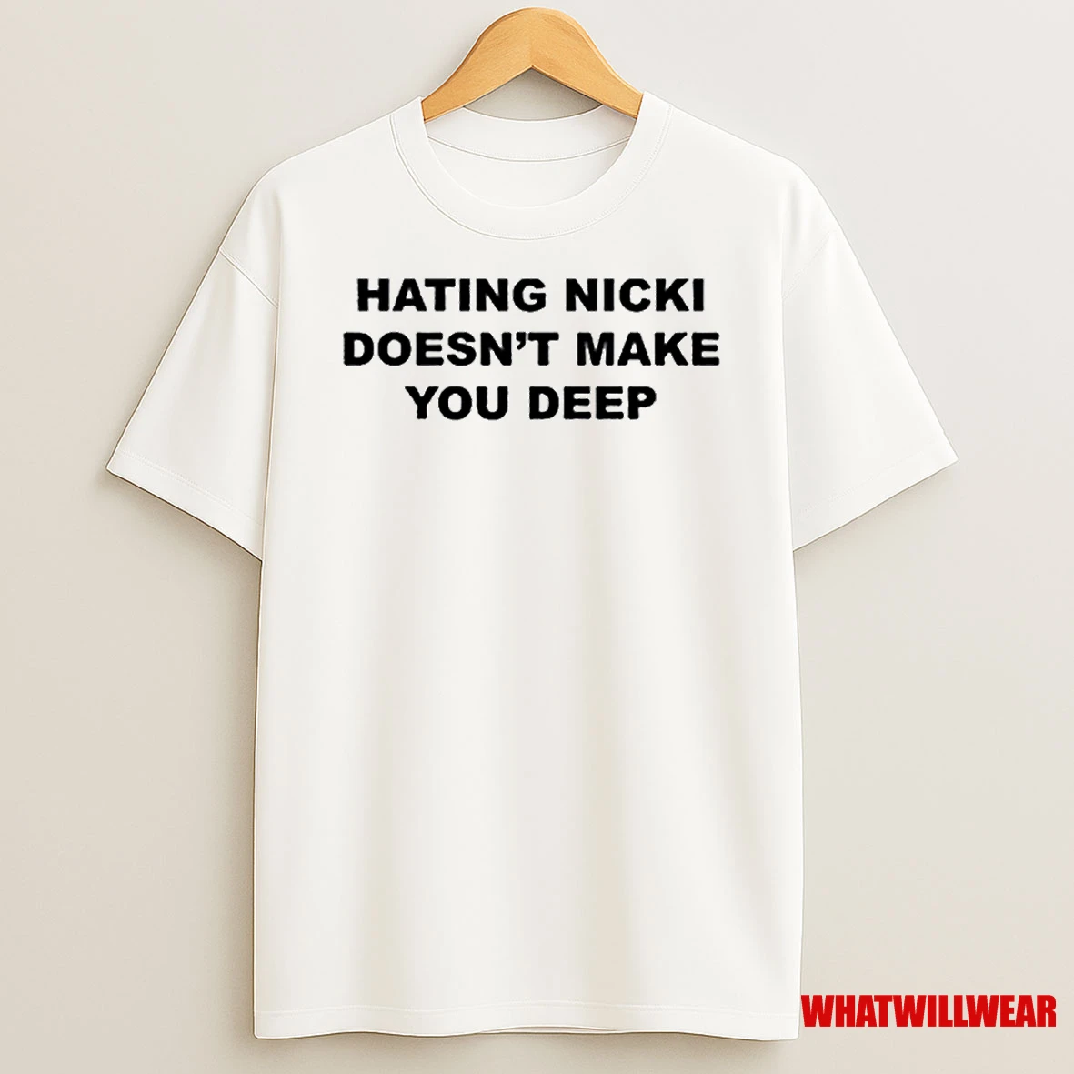 Hating Nicki Doesnt Make You Deep Ornaments Shirts