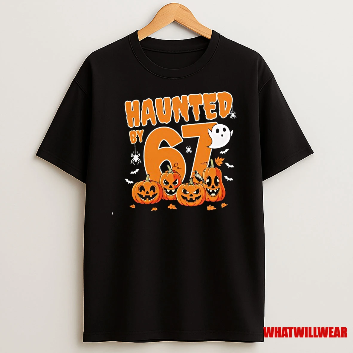 Haunted By 67 Halloween 6 7 Pumpkin Halloween Shirts