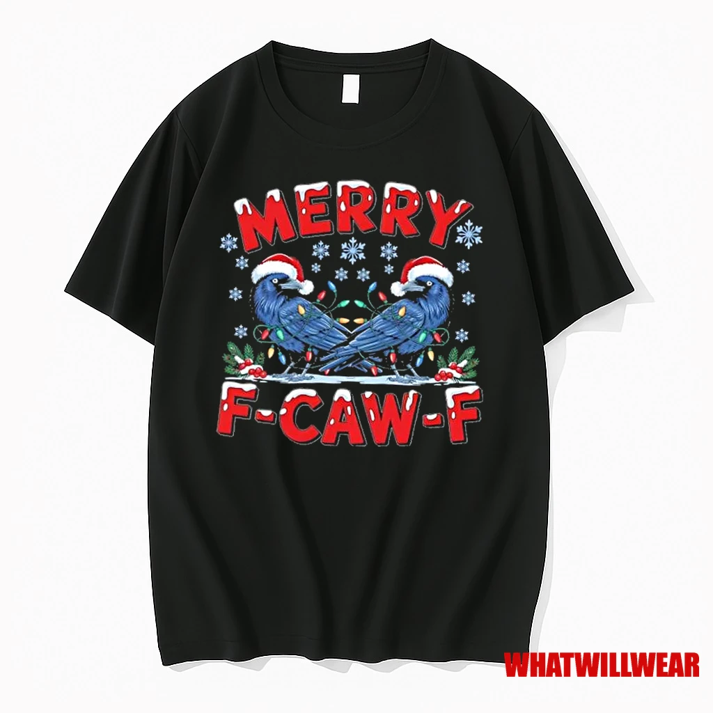 Have Yourself A Merry F Caw F Christmas Crow Shirts