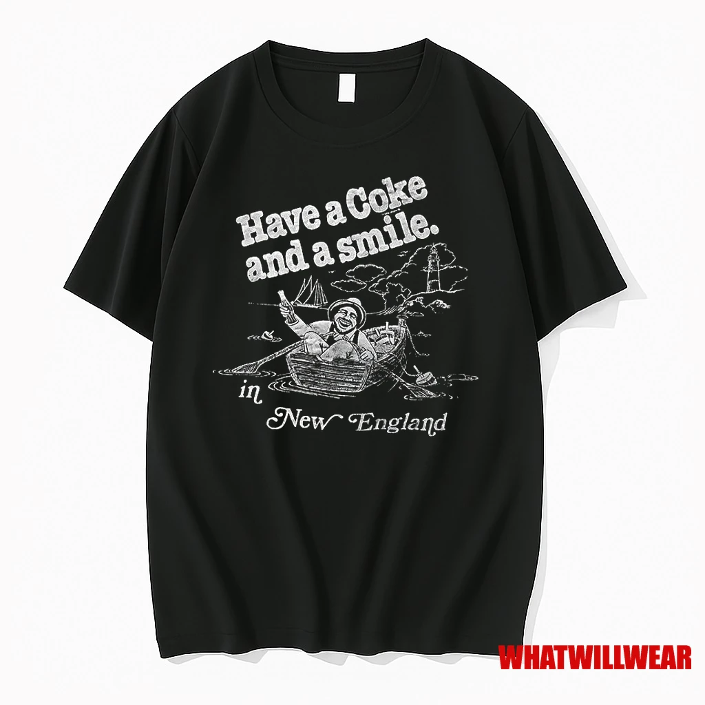 Have A Coke And A Smile In New England Shirts