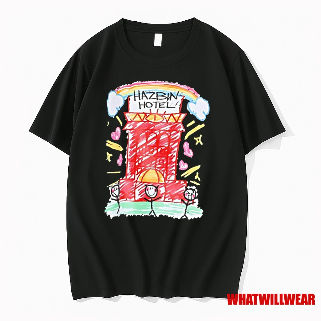 Hazbin Hotel Rainbow Drawing Shirts