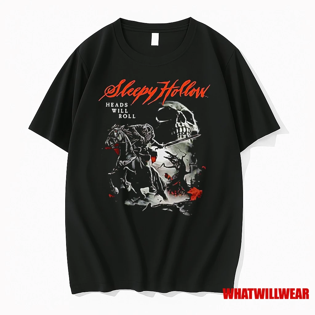 Headless Horseman Sleepy Hollow Heads Will Roll Halloween Shirts