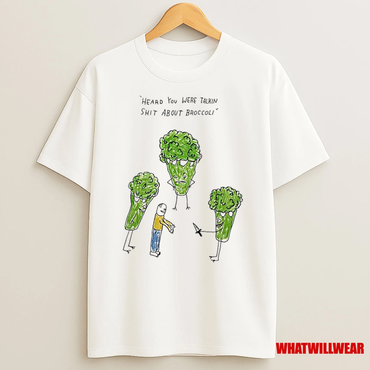 Heard You Were Talkin Shit About Broccoli Shirts