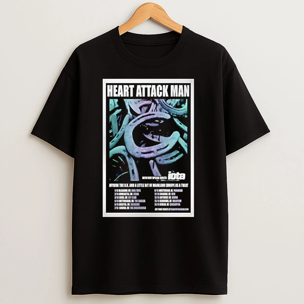 Heart Attack Man Live October 2025 T Shirts