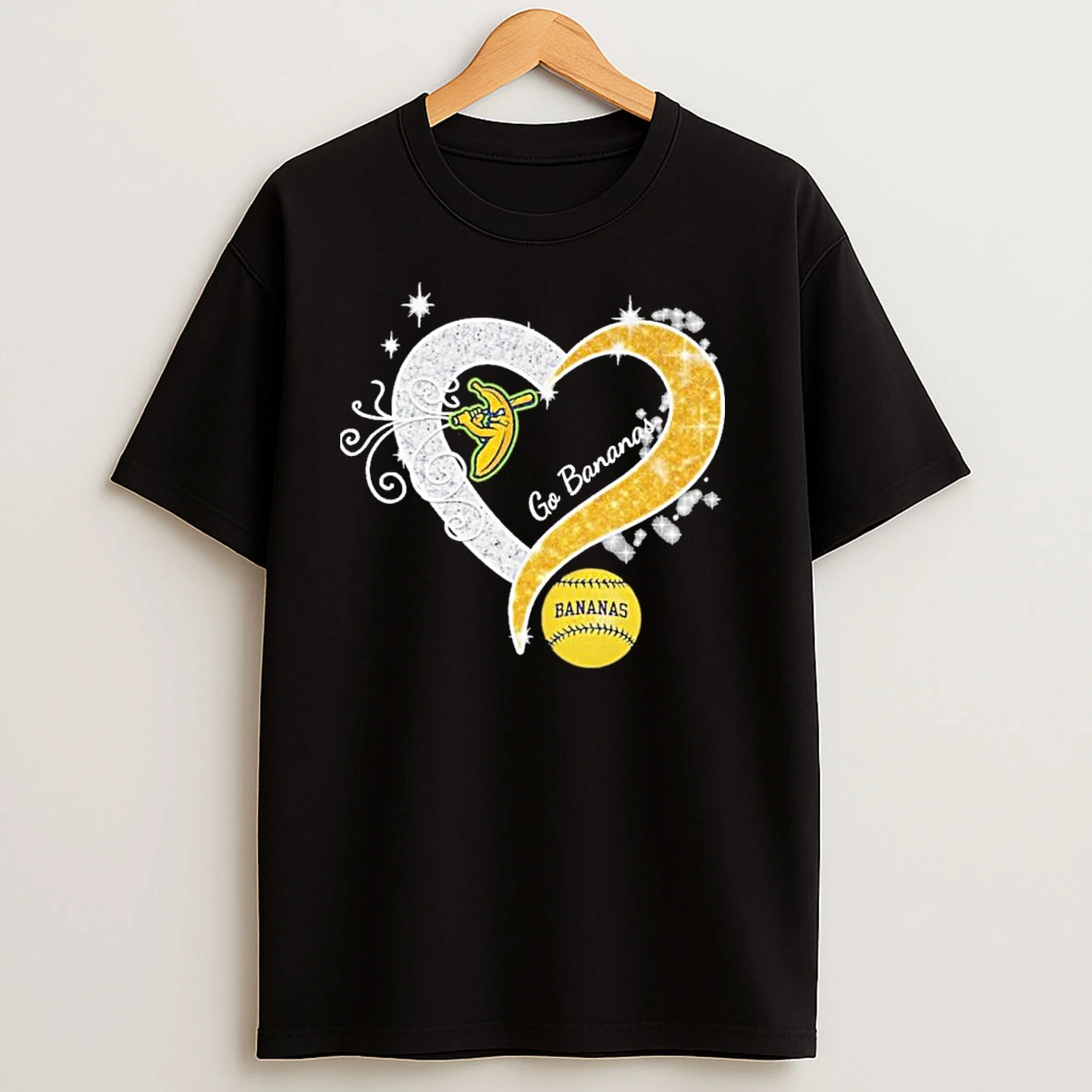 Heart Savannah Bananas Go Bananas T Shirts