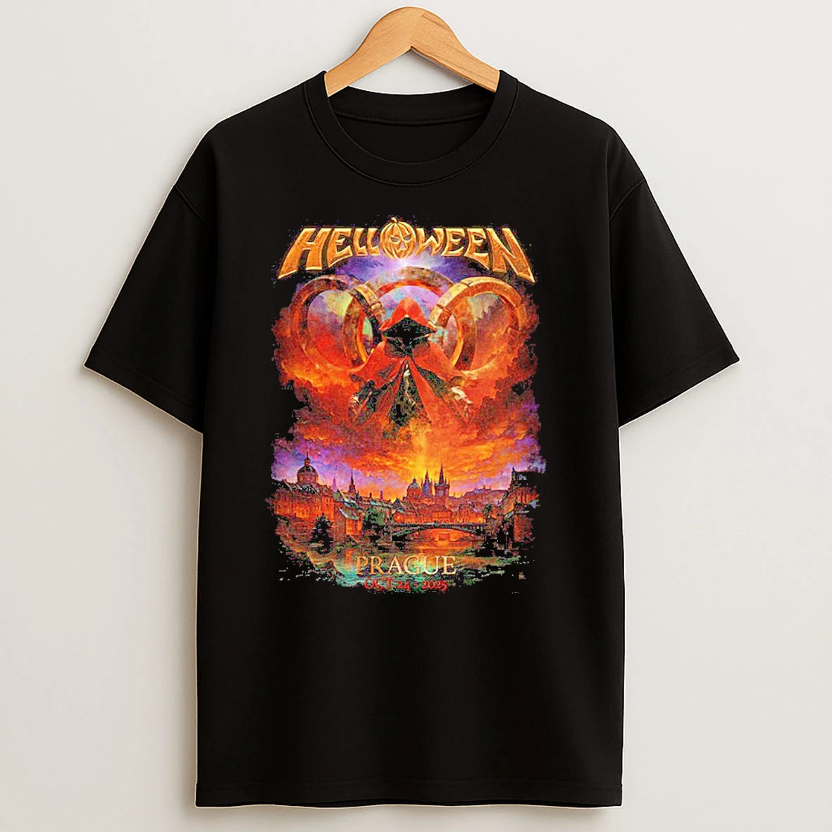 Helloween Prague Oct 24 2025 T Shirts