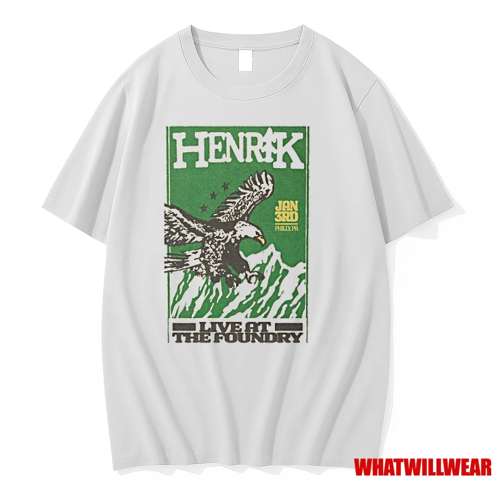 Henrik Live At The Foundry Philly Pa January 3 2026 Eagle Shirts