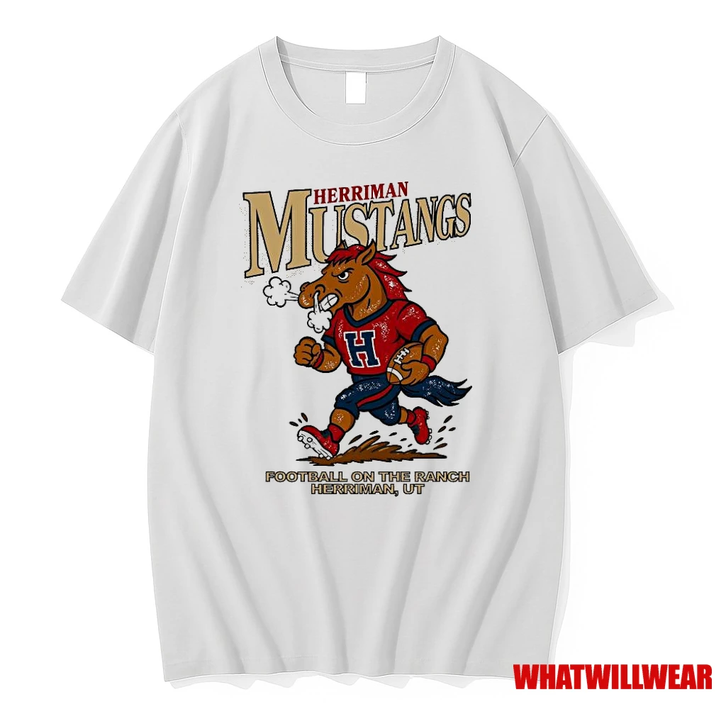 Herriman Mustangs Football Mascot Herriman Ut 2025 Shirts