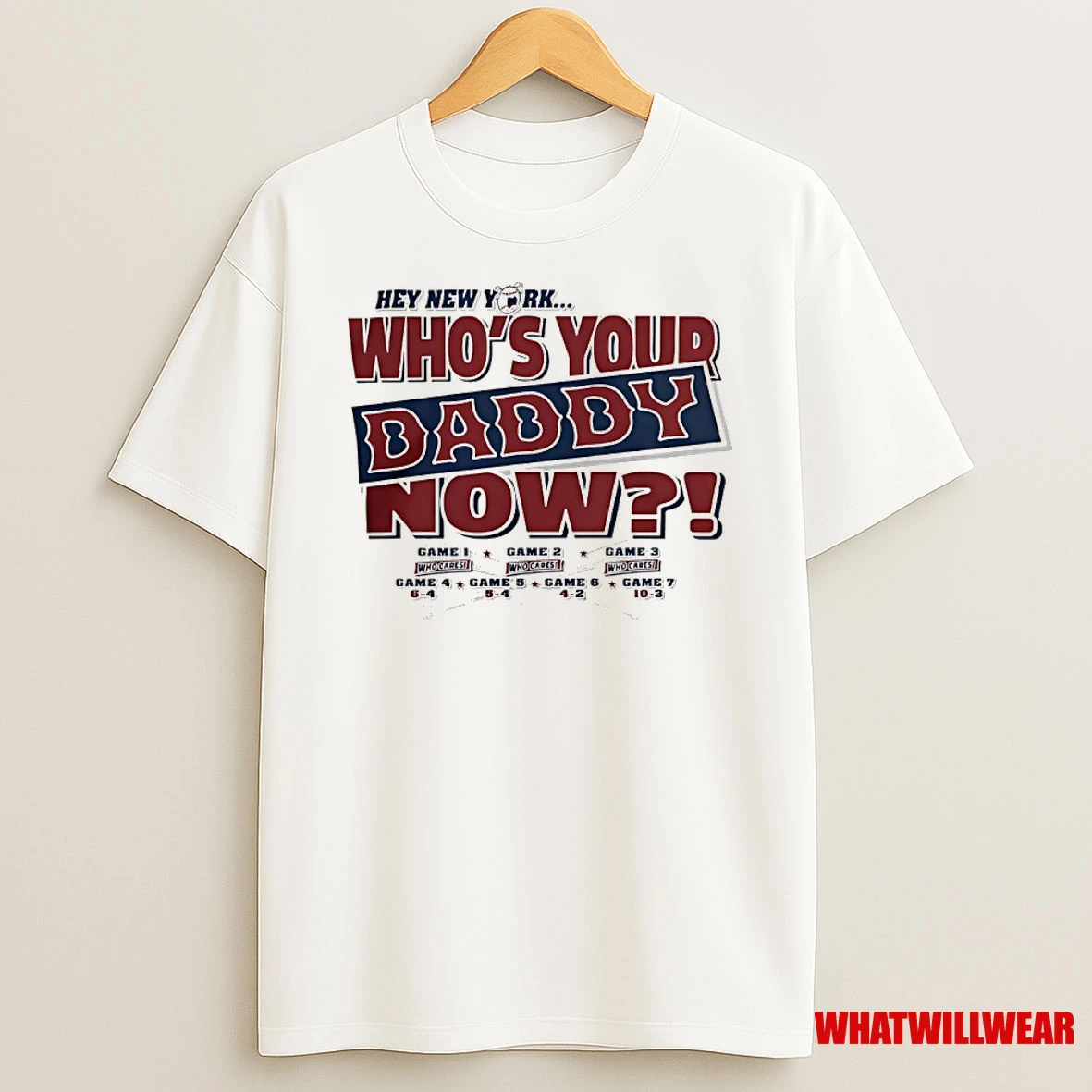 Hey New York Whos Your Daddy Now Baseball Shirts