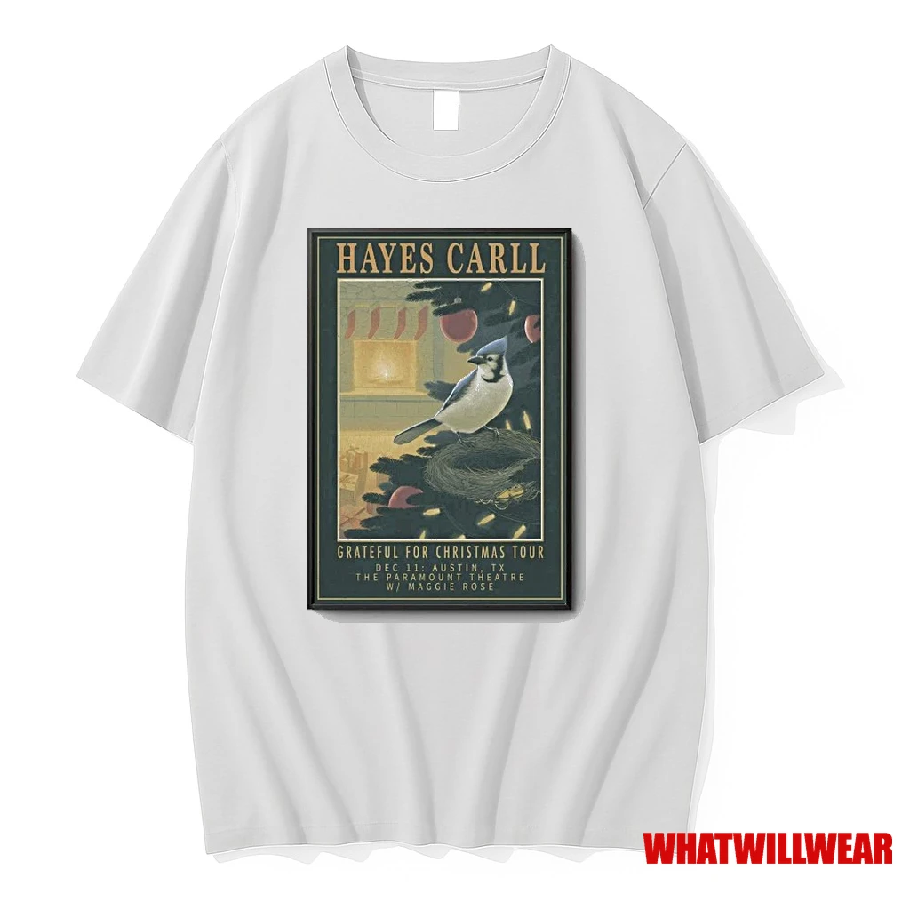 Heyes Carll Dec 11 2025 Austin Grateful For Christmas Tour Shirts