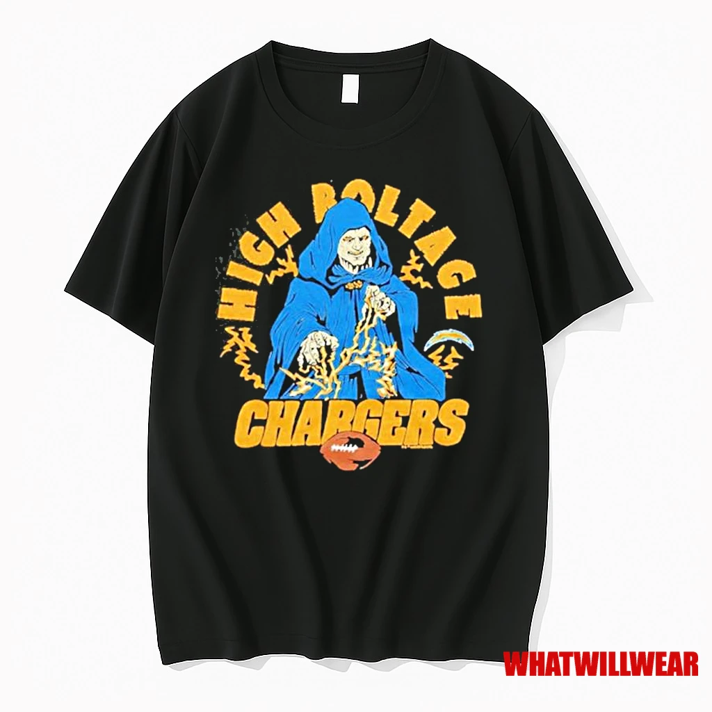 High Roltage Star Wars X Los Angeles Chargers Shirts