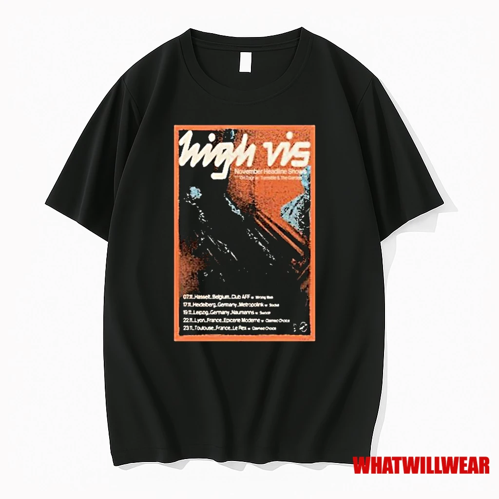 High Vis November Headline Shows 2025 Shirts