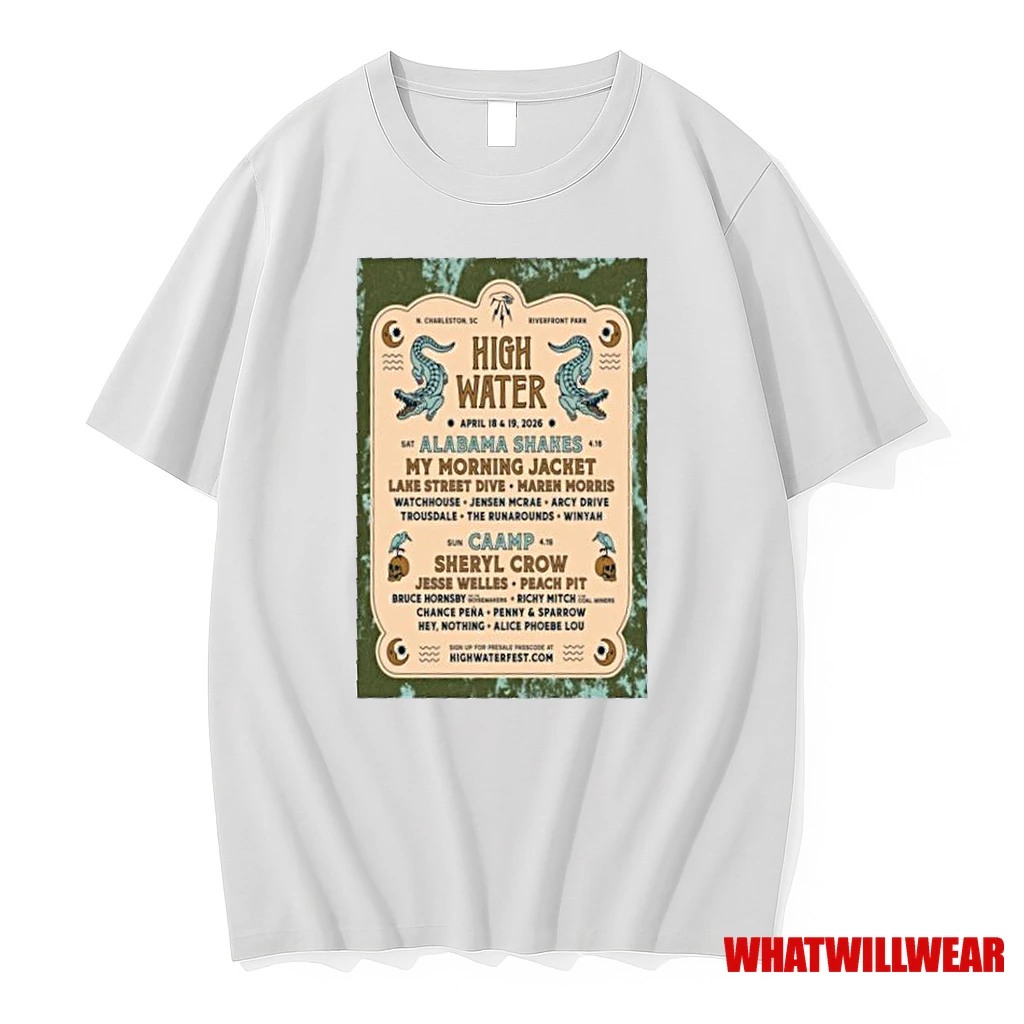 High Water Festival In Charleston Sc April 18 19 2026 Concert Shirts
