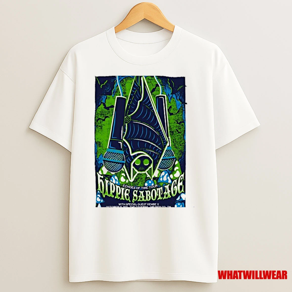 Hippie Sabotage Echoes Of Time Tour Oct 25 2025 Grundy Co Tn Shirts