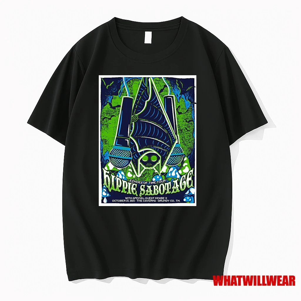 Hippie Sabotage October 25 2025 Echoes Of Time Tour The Caverns Grundy Co Tn Shirts