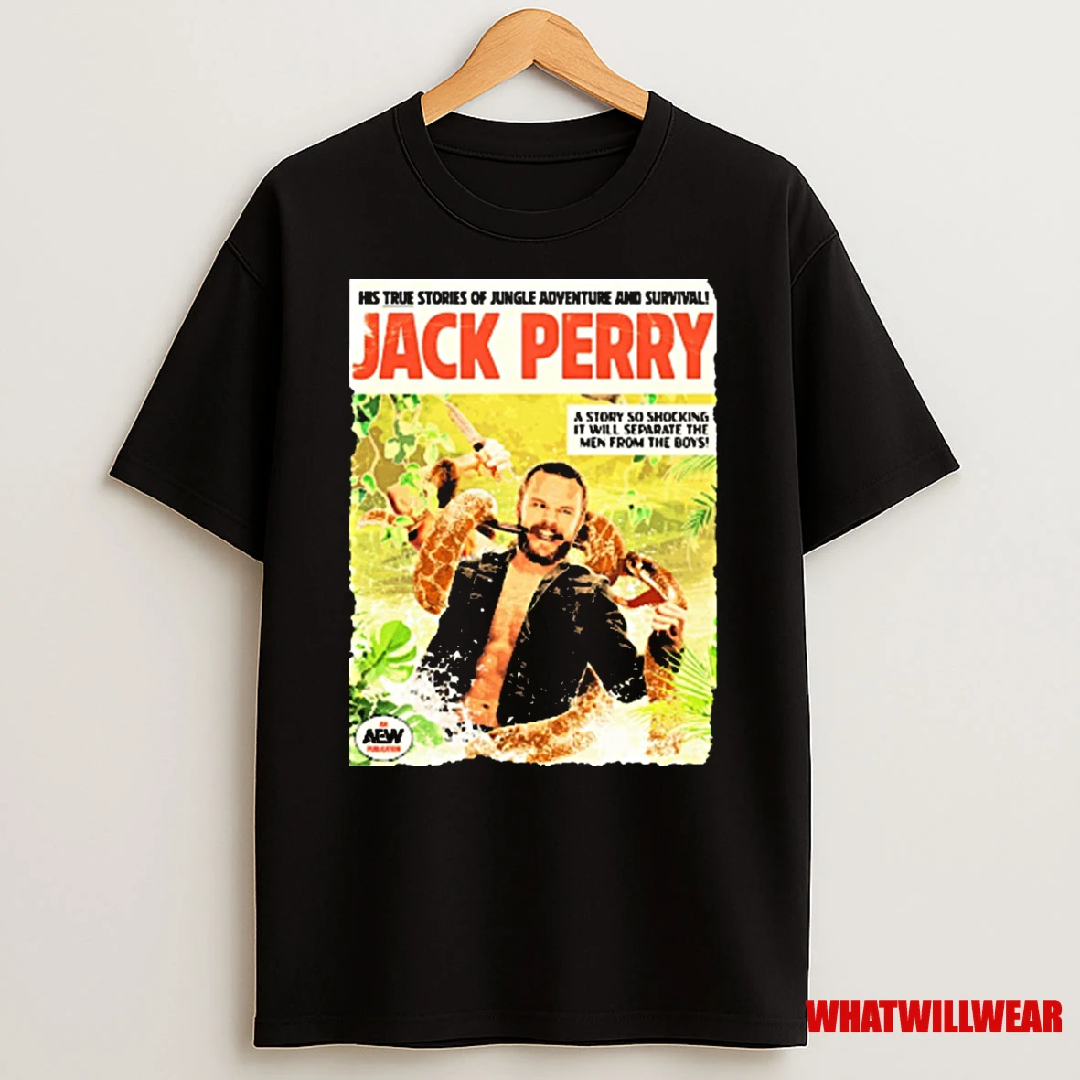 His True Stories Of Jungle Adventures And Survival Jack Perry Aew 2025 Shirts